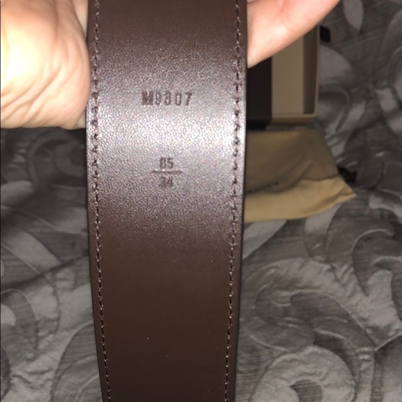 Louis Vuitton Brown Mens Belt - Picture 3 of 7